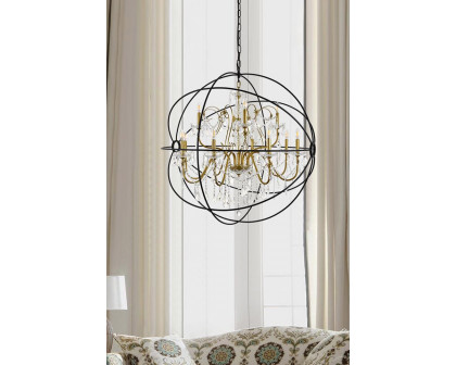 Elegant Pendant Light - Gold/Black, L 43.5" (LD8801D43GB)