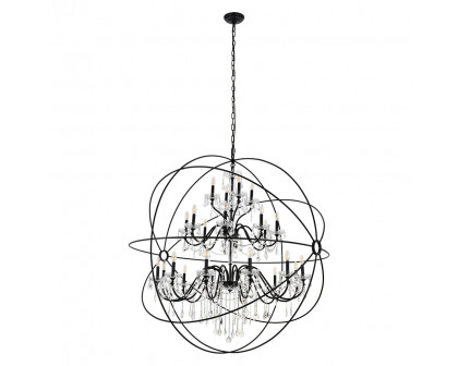 Elegant Pendant Light - Black, L 60" (LD8801D60BK)