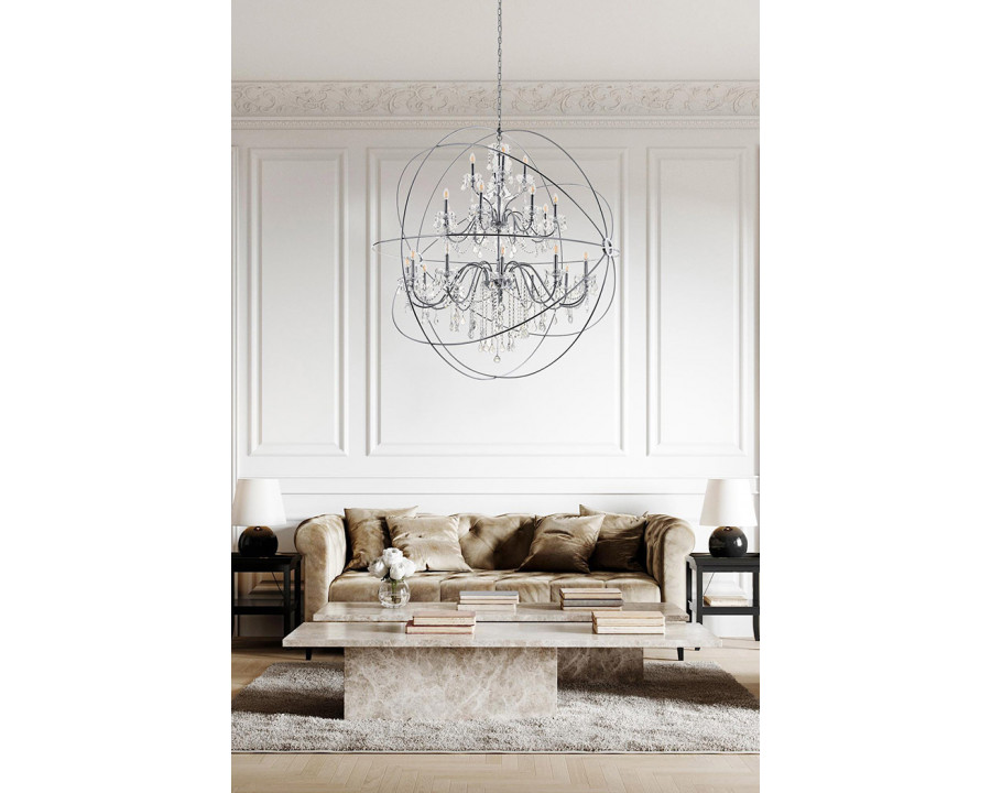 Elegant Pendant Light - Chrome, L 60" (LD8801D60C)