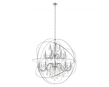 Elegant Pendant Light - Chrome, L 60" (LD8801D60C)