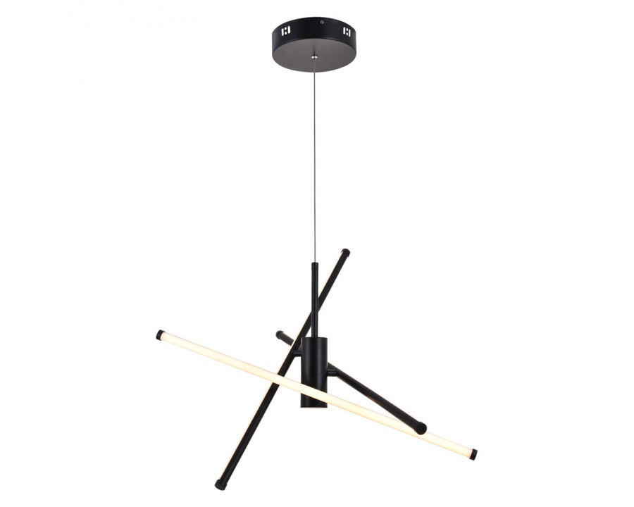 Elegant Pendant Light - Black, L 28.5" (LD9001D29BK)