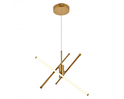 Elegant Pendant Light - Brass, L 28.5" (LD9001D29BR)