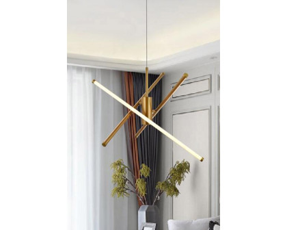 Elegant Pendant Light - Brass, L 28.5" (LD9001D29BR)