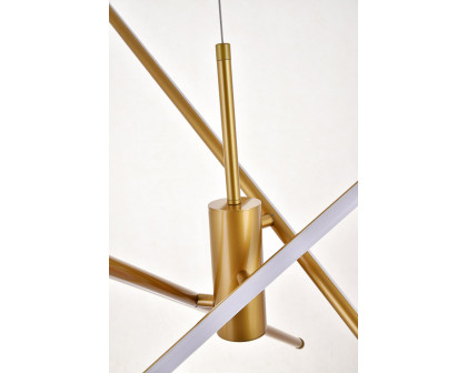 Elegant Pendant Light - Brass, L 43.5" (LD9001D42BR)