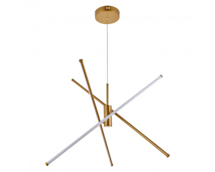 Elegant Pendant Light - Brass, L 43.5" (LD9001D42BR)