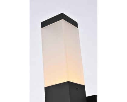 Elegant LED Outdoor Wall Light - Black (LDOD4021BK)