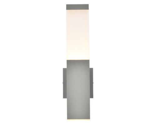 Elegant LED Outdoor Wall Light - Silver (LDOD4021S)