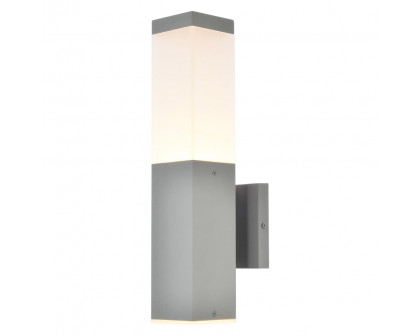 Elegant LED Outdoor Wall Light - Silver (LDOD4021S)