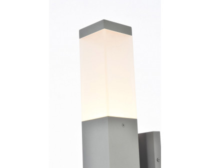 Elegant LED Outdoor Wall Light - Silver (LDOD4021S)