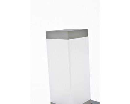 Elegant LED Outdoor Wall Light - Silver (LDOD4021S)