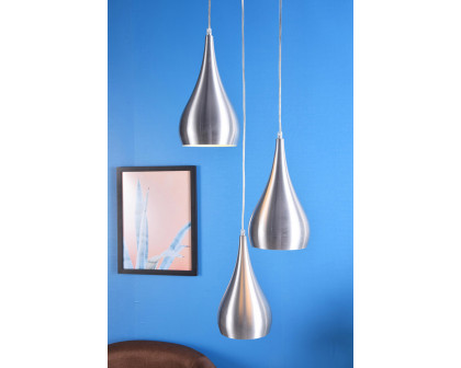 Elegant Nora 11.5" 3-Light Pendant - Burnished Nickel (LDPD2000BN)