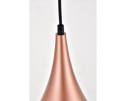 Elegant Nora 11.5" 3-Light Pendant - Honey Gold (LDPD2000HG)