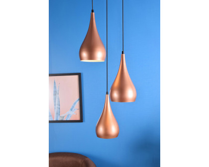 Elegant Nora 11.5" 3-Light Pendant - Honey Gold (LDPD2000HG)