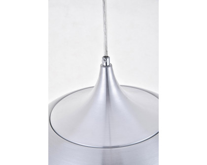 Elegant Nora 9" 1-Light Pendant - Burnished Nickel (LDPD2003BN)