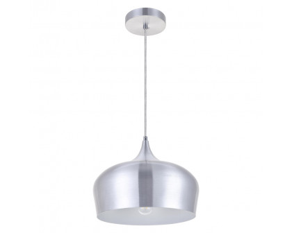 Elegant Nora 9" 1-Light Pendant - Burnished Nickel (LDPD2003BN)