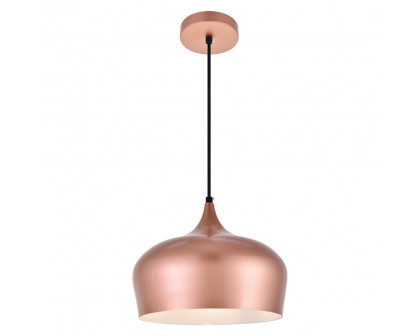 Elegant Nora 9" 1-Light Pendant - Honey Gold (LDPD2003HG)