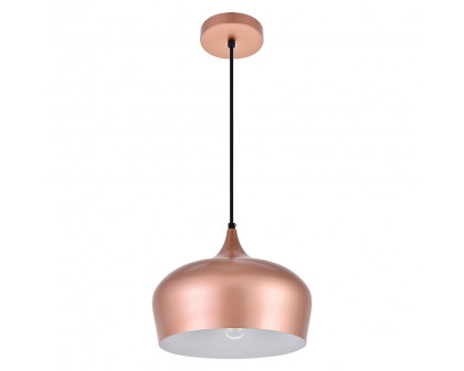 Elegant Nora 9" 1-Light Pendant - Honey Gold (LDPD2003HG)