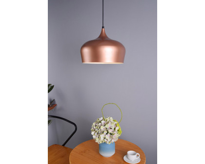 Elegant Nora 9" 1-Light Pendant - Honey Gold (LDPD2003HG)