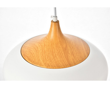 Elegant Pendant Light - White/Wood (LDPD2004)