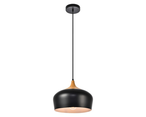 Elegant Pendant Light - Black/Wood (LDPD2005)