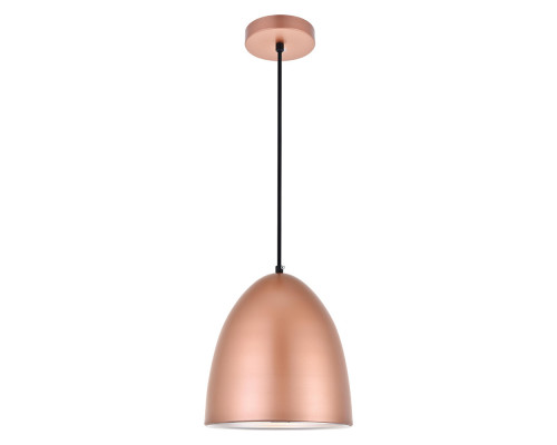 Elegant Pendant Light - Honey Gold, L 9.5" (LDPD2036HG)