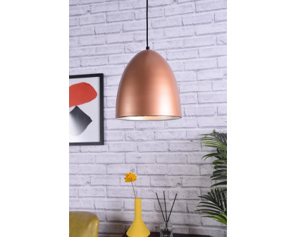 Elegant Pendant Light - Honey Gold, L 9.5" (LDPD2036HG)