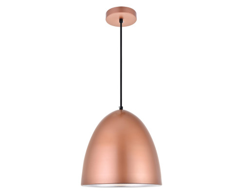 Elegant Pendant Light - Honey Gold, L 11.5" (LDPD2038HG)