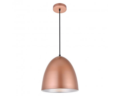 Elegant Pendant Light - Honey Gold, L 11.5" (LDPD2038HG)