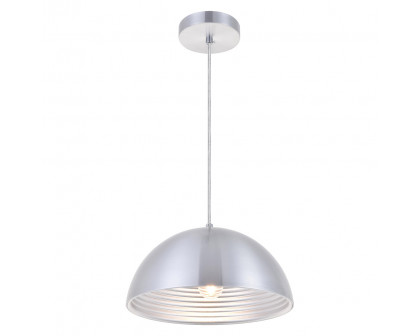 Elegant Circa 1-Light Pendant - Burnished Nickel, L 11.5" (LDPD2040BN)