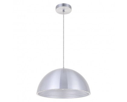 Elegant Circa 1-Light Pendant - Burnished Nickel, L 15.5" (LDPD2042BN)