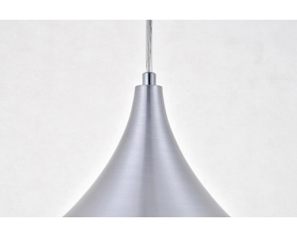 Elegant Circa 1-Light Pendant - Burnished Nickel, L 16.5" (LDPD2045BN)