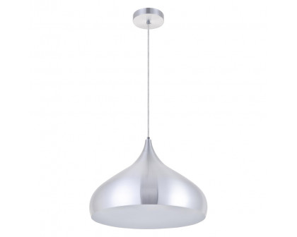 Elegant Circa 1-Light Pendant - Burnished Nickel, L 16.5" (LDPD2045BN)