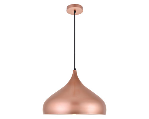 Elegant Circa 1-Light Pendant - Honey Gold, L 16.5" (LDPD2045HG)