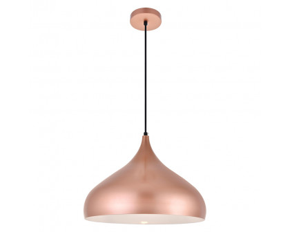 Elegant Circa 1-Light Pendant - Honey Gold, L 16.5" (LDPD2045HG)