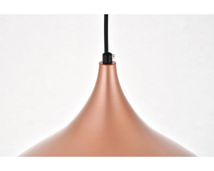 Elegant Circa 1-Light Pendant - Honey Gold, L 16.5" (LDPD2045HG)