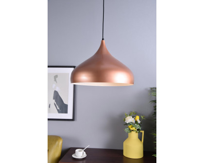 Elegant Circa 1-Light Pendant - Honey Gold, L 16.5" (LDPD2045HG)