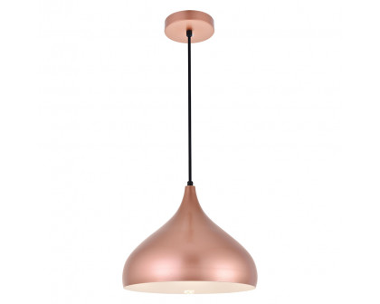 Elegant Circa 1-Light Pendant - Honey Gold, L 12.5" (LDPD2046HG)