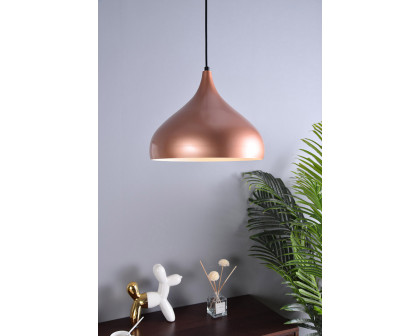 Elegant Circa 1-Light Pendant - Honey Gold, L 12.5" (LDPD2046HG)