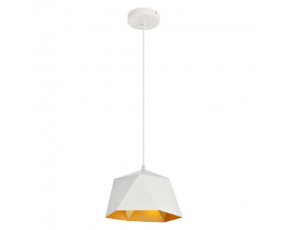 Elegant Pendant Light - White, L 10.2" (LDPD2078)