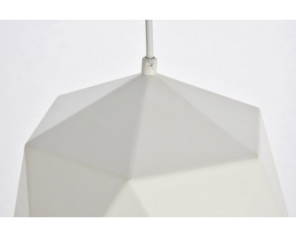 Elegant Pendant Light - White, L 10.2" (LDPD2078)