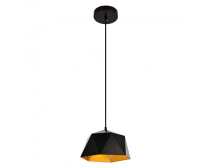 Elegant Pendant Light - Black, L 10.2" (LDPD2079)