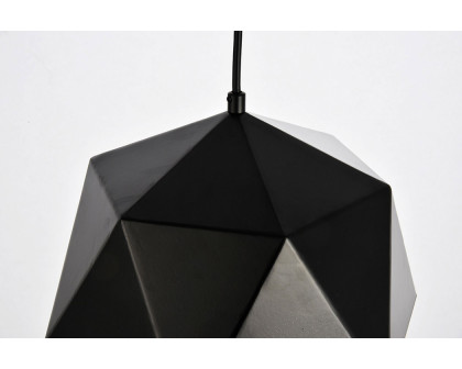 Elegant Pendant Light - Black, L 10.2" (LDPD2079)