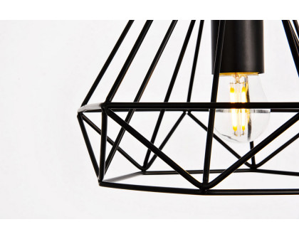 Elegant Pendant Light - Black, L 9.8" (LDPD2089)