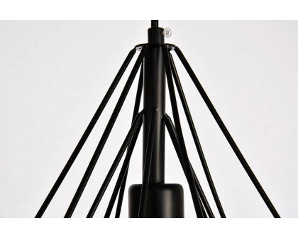 Elegant Pendant Light - Black, L 9.8" (LDPD2089)