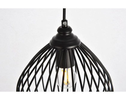 Elegant Pendant Light - Black, L 7.9" (LDPD2093)