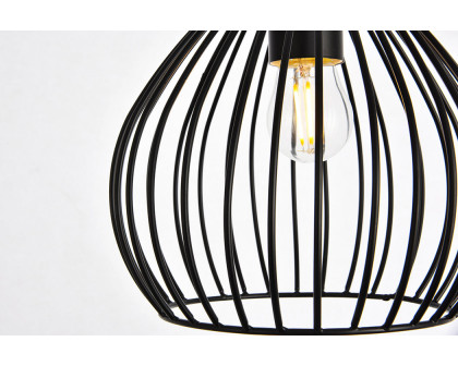 Elegant Pendant Light - Black, L 7.9" (LDPD2093)