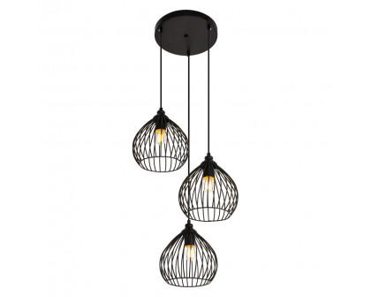 Elegant Pendant Light - Black, L 16.0" (LDPD2095)