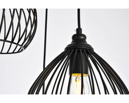 Elegant Pendant Light - Black, L 16.0" (LDPD2095)