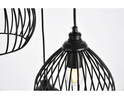 Elegant Pendant Light - Black, L 16.0" (LDPD2095)