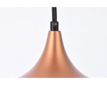 Elegant Nora 1 Light Plug-In Pendant - Honey Gold (LDPG2003HG)